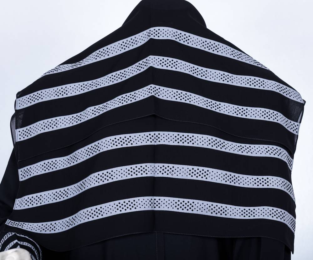عباية مع طرحة موديل رقم   3672 (1)