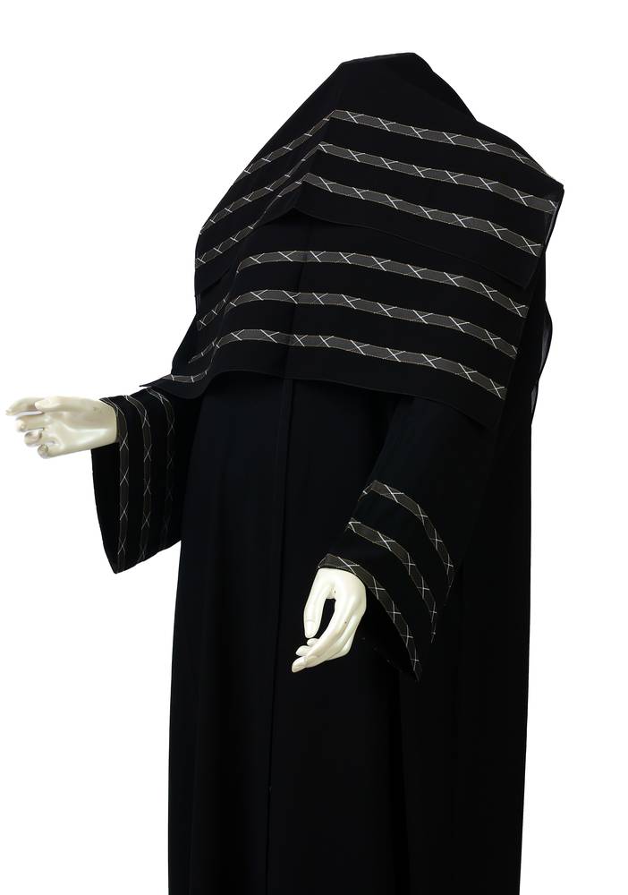 عباية + طرحة موديل رقم 3696  (1)