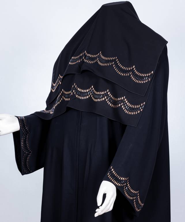 عباية مع طرحه موديل رقم   3596 (1)
