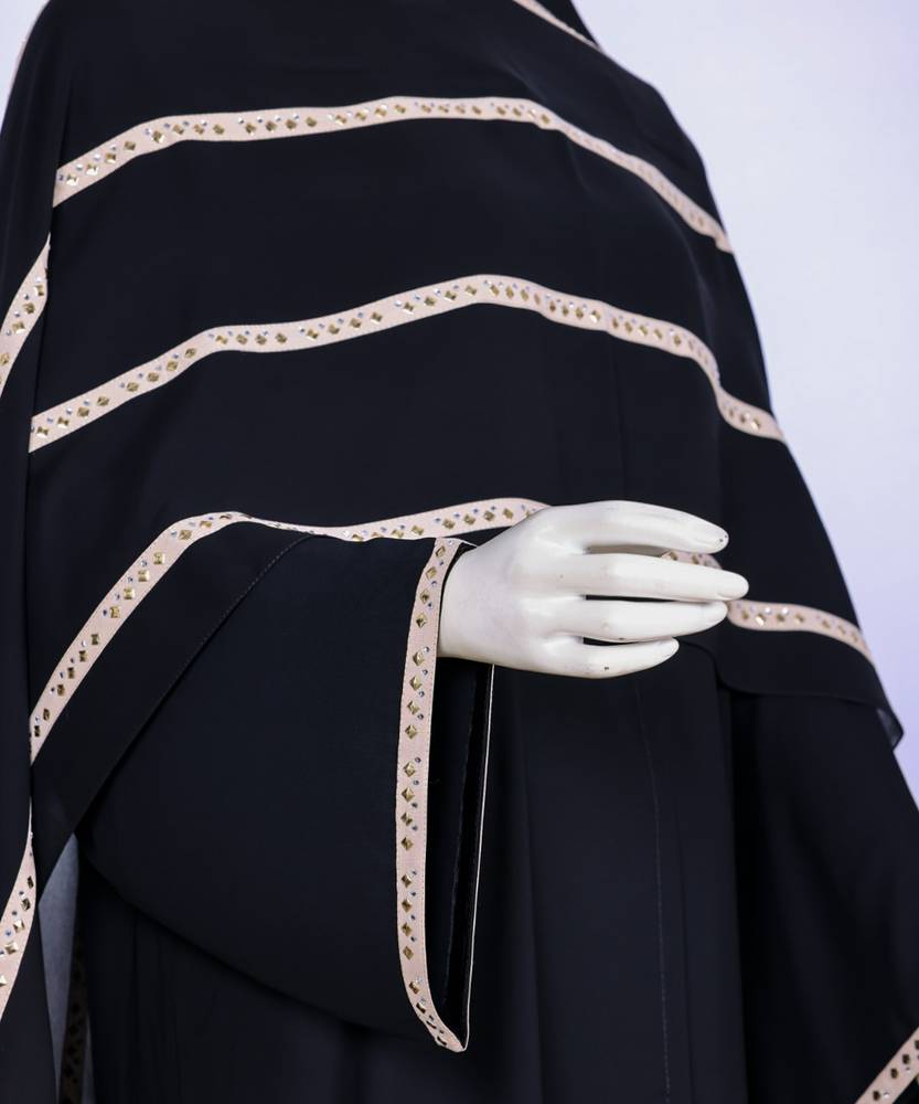 عباية مع طرحة موديل رقم   3569 (1)