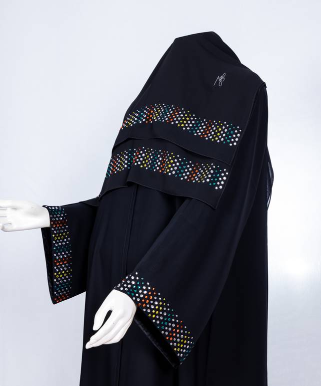 عباية + طرحة موديل رقم  3668 (1)