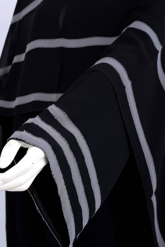 عباية مع طرحة كلفة  معالجة موديل رقم   3483 (5)