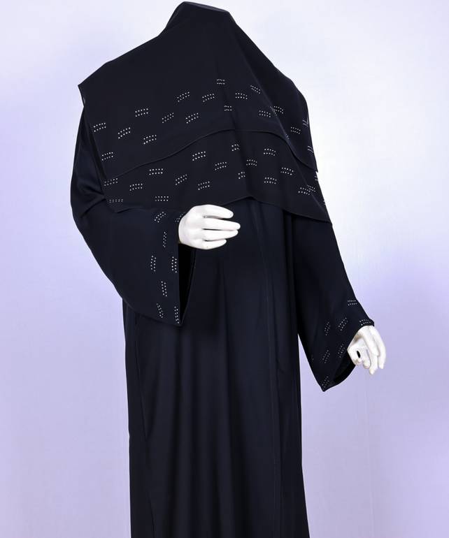 عباية مع طرحه موديل رقم  3552 (1)