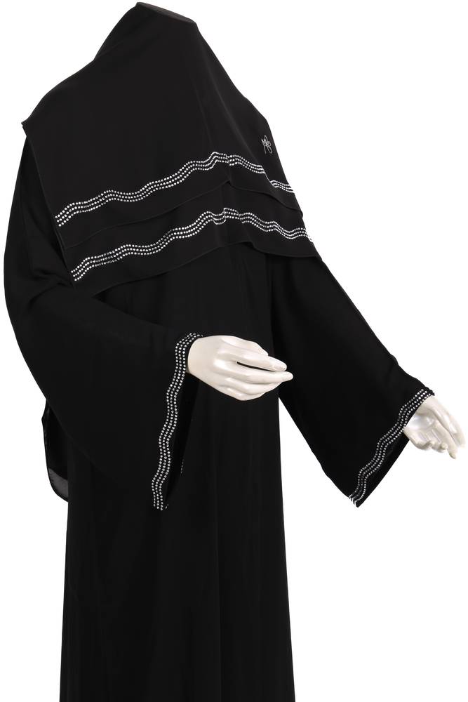 عباية + طرحة موديل  0034 (1) 