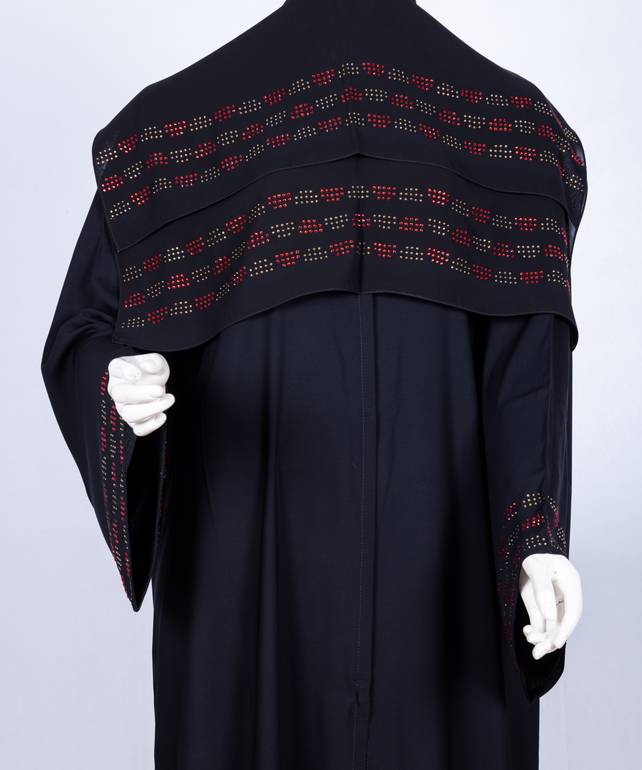 عباية مع طرحة موديل رقم   3650 (5)