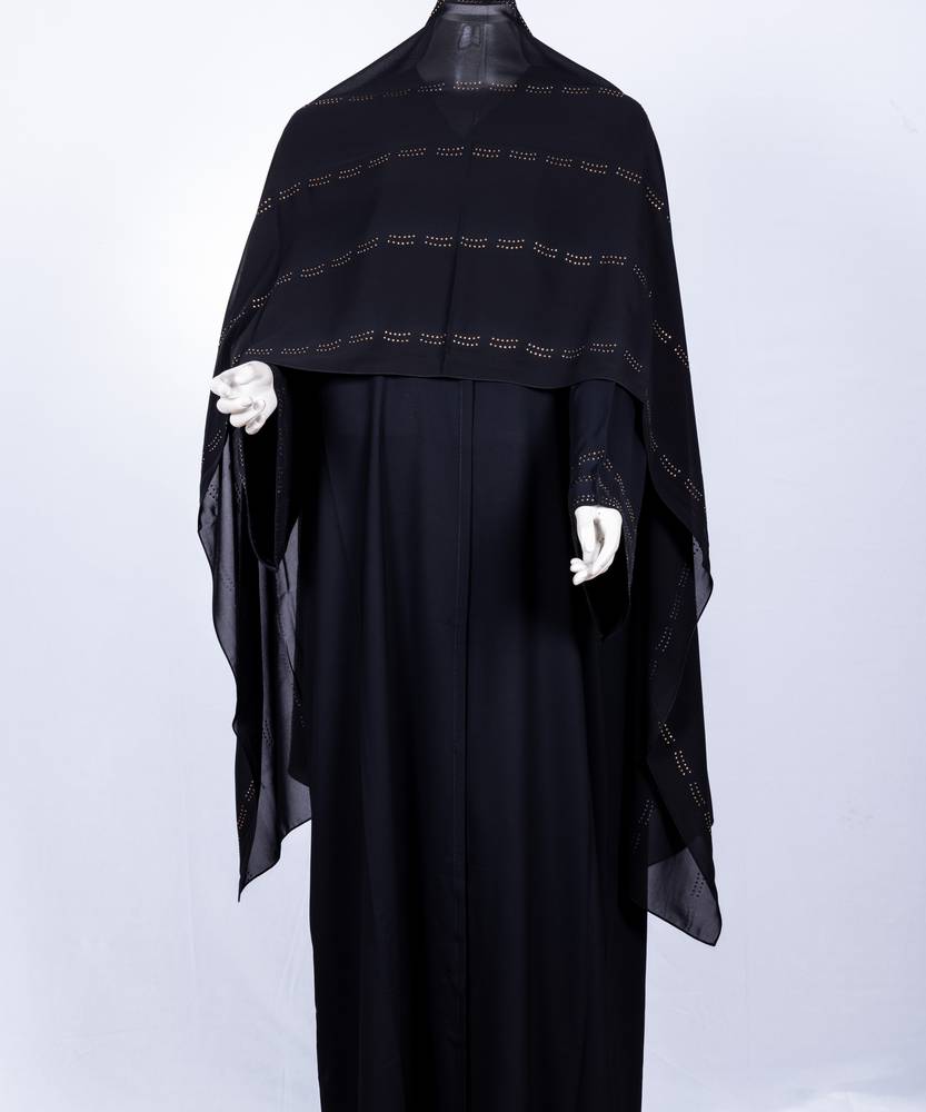  عباية مع طرحة موديل رقم   3559 (1)