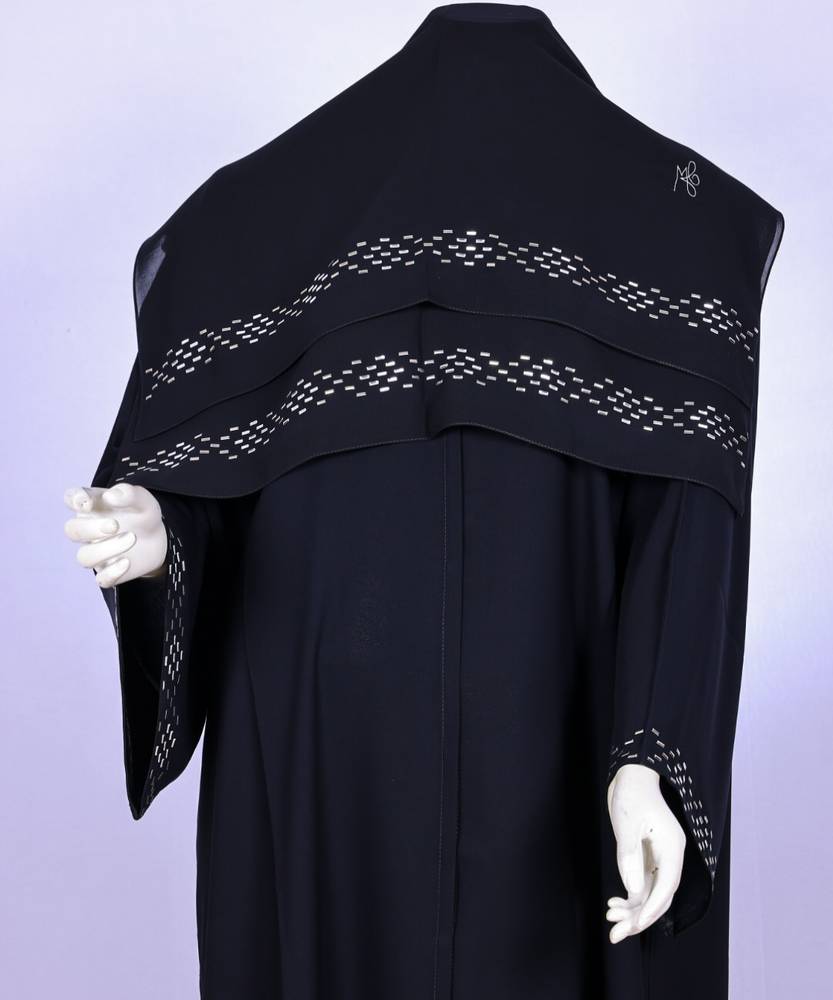 عباية مع طرحة موديل رقم  3638 (1)