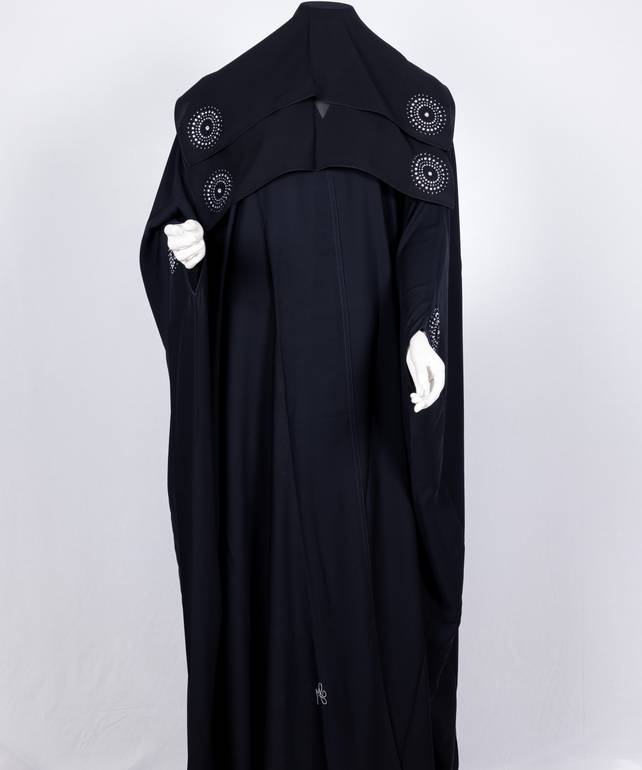 عباية مع طرحة قصة البشت موديل رقم   3617 (1)