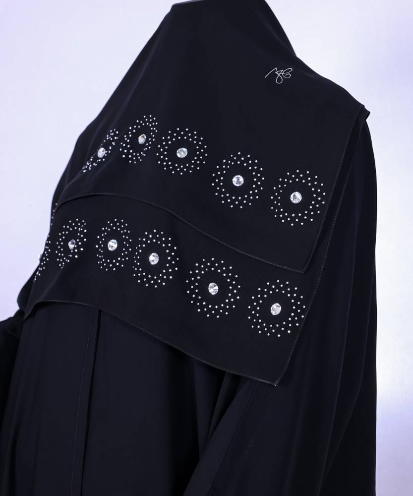 عباية مع طرحه موديل رقم   3589 (1)