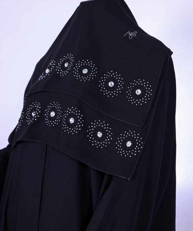 عباية مع طرحه موديل رقم   3589 (1)