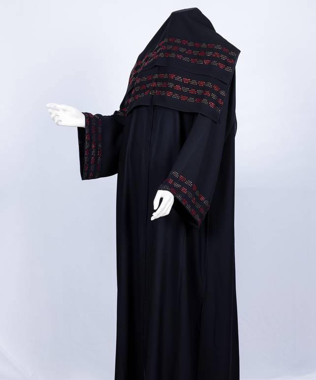 عباية مع طرحة موديل رقم   3650 (5)