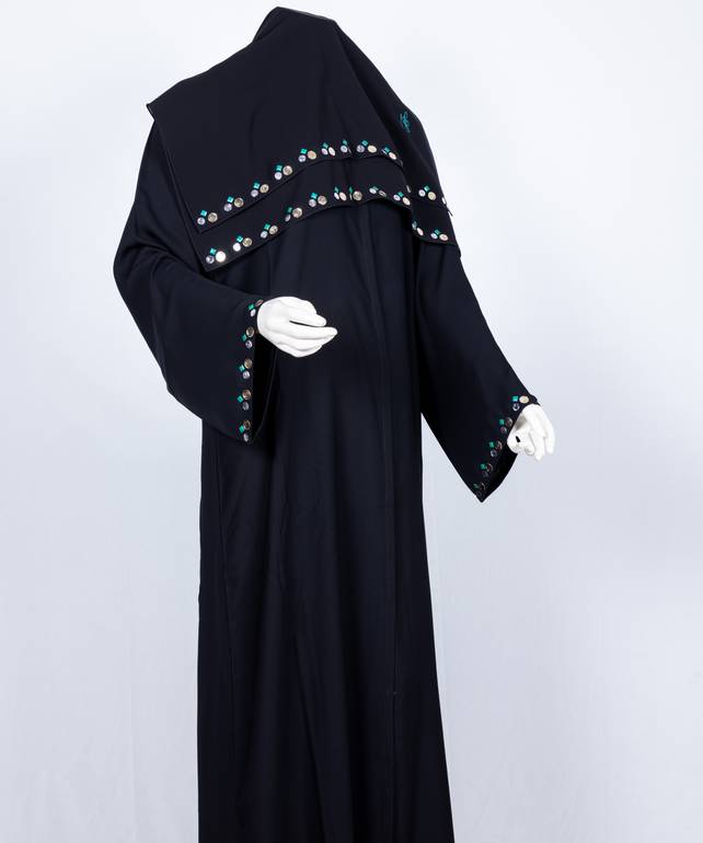 عباية وطرحة معدن مربع موديل رقم 3554 (1)