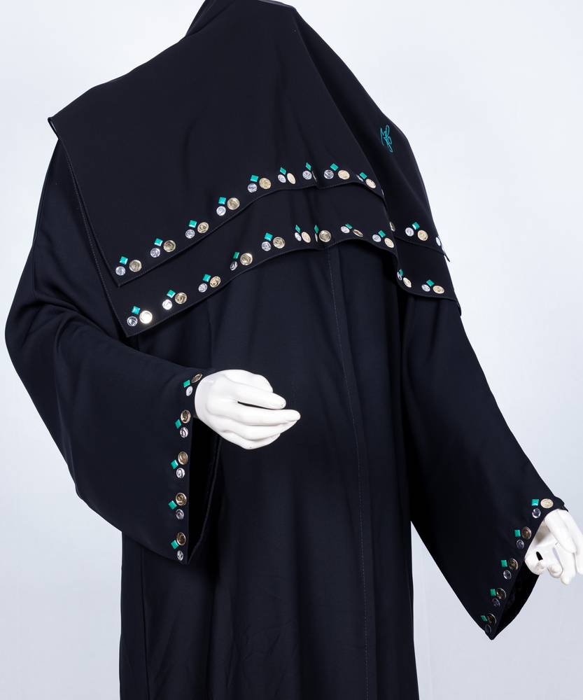 عباية وطرحة معدن مربع موديل رقم 3554 (1)