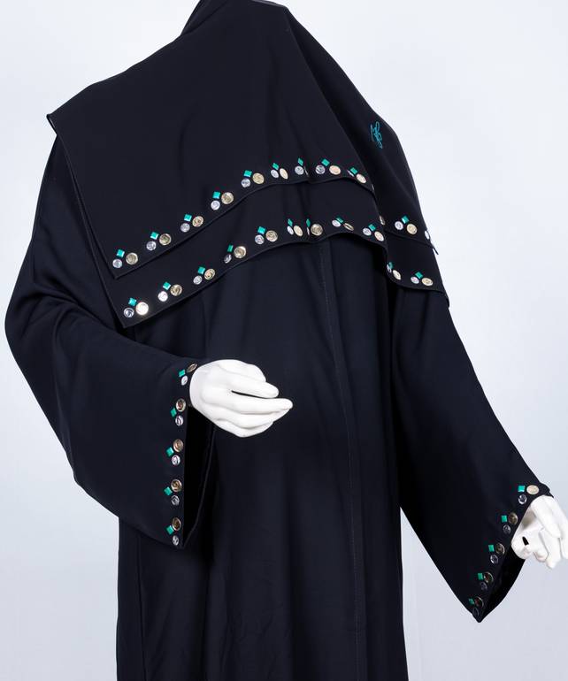 عباية وطرحة معدن مربع موديل رقم 3554 (1)