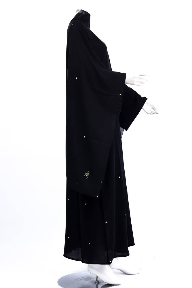  عباية + طرحة موديل ر قم   3493 (4)