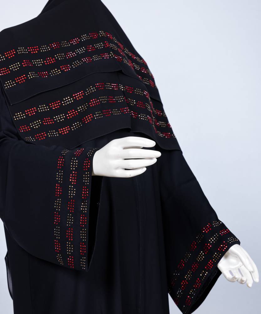 عباية مع طرحة موديل رقم   3650 (5)