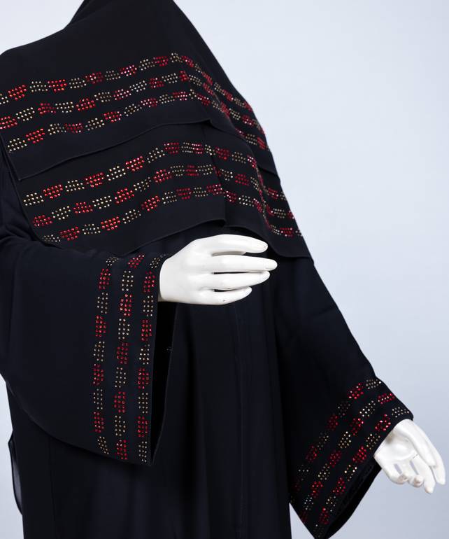 عباية مع طرحة موديل رقم   3650 (5)
