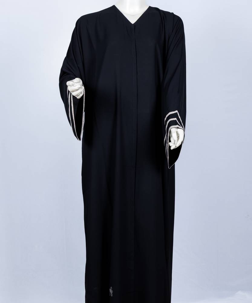 عباية مع طرحة كريستال مخطط 3574 (1)