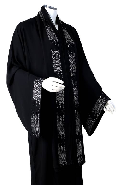  عباية مع طرحه كريستال موديل  BARG