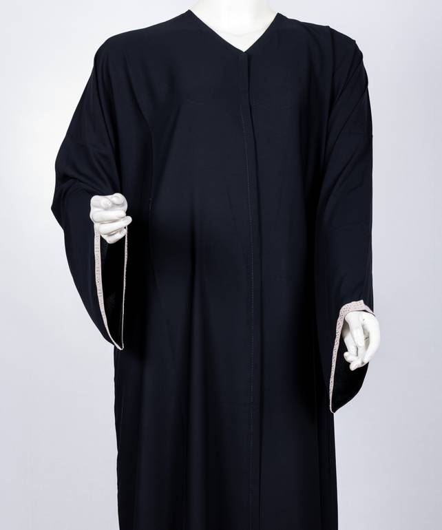 عباية مع طرحة كريستال مخطط 3566 (1)