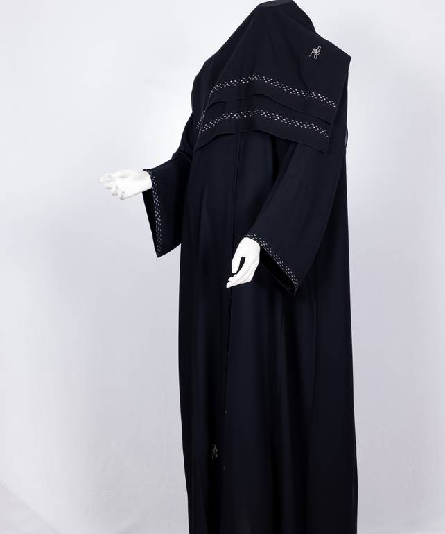 عباية مع طرحة كريستال موديل رقم 3628 (1)