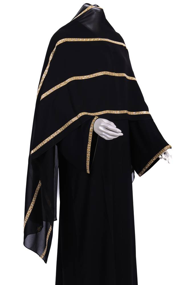  عباية + طرحة موديل رقم  3323 (1)