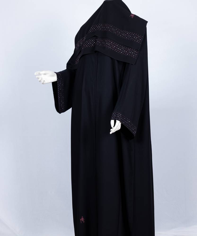 عباية مع طرحه موديل رقم  3655 (1)