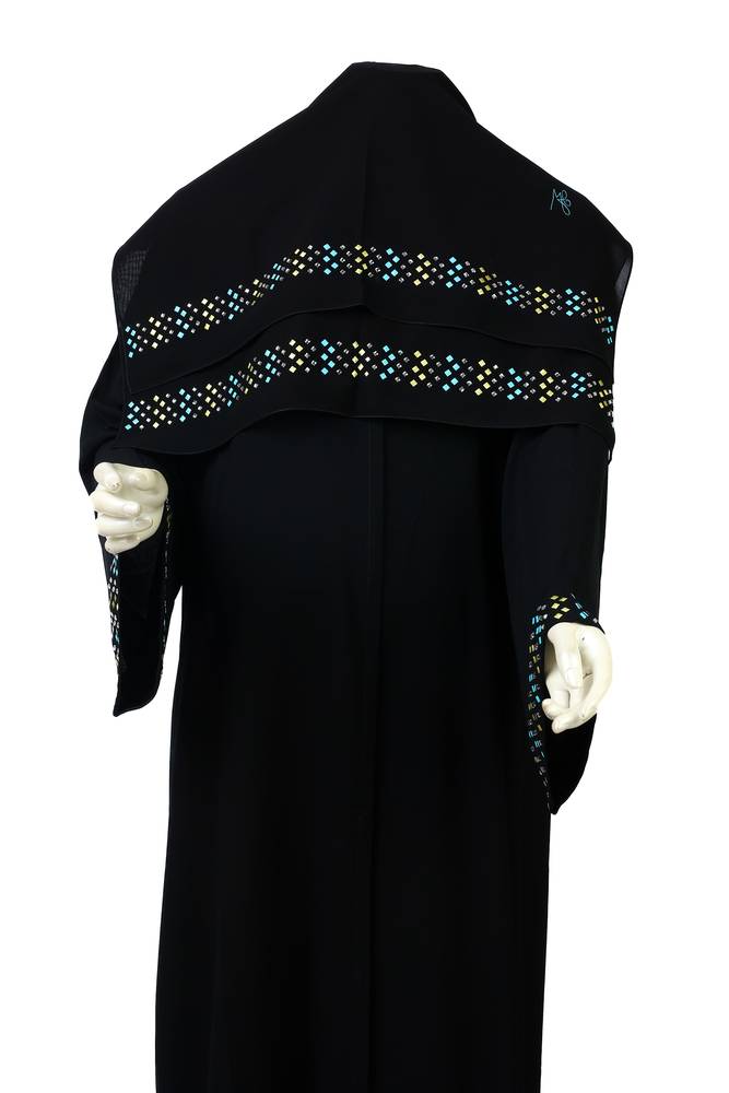 عباية مع طرحة موديل رقم 3686 (1)