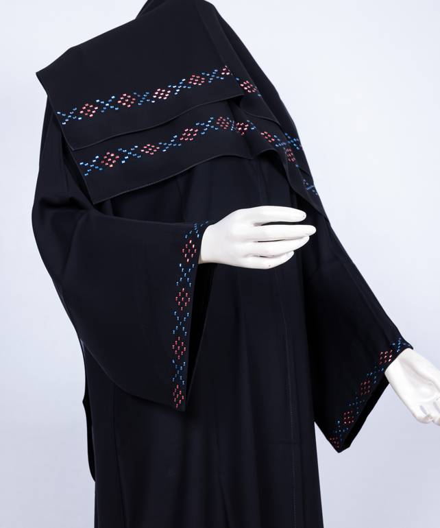 عباية مع طرحة موديل رقم 3635  (1)