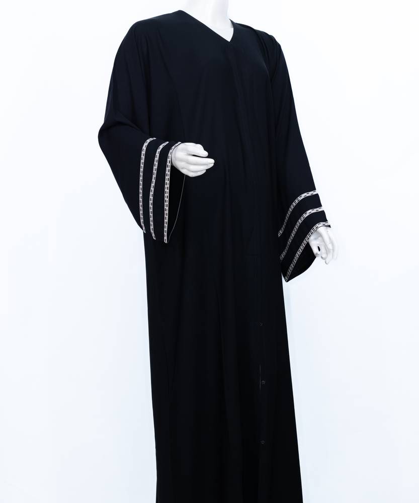 عباية مع طرحة معدن موديل رقم 3561 (1)
