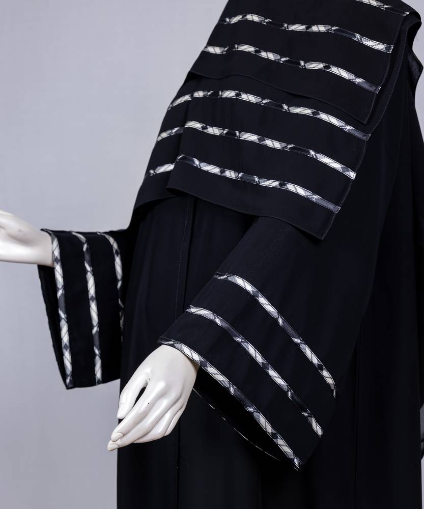 عباية مع طرحة كلفة موديل رقم  3539