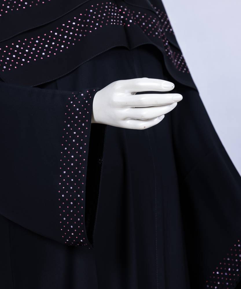 عباية مع طرحه موديل رقم  3655 (1)