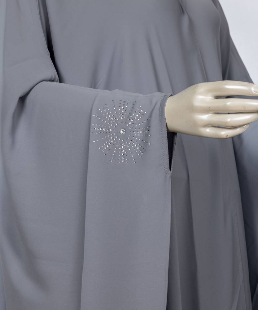 عباية مع طرحة قصة البشت موديل رقم   3621  (17)