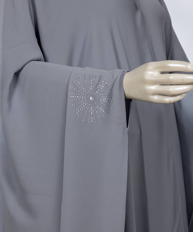 عباية مع طرحة قصة البشت موديل رقم   3621  (17)