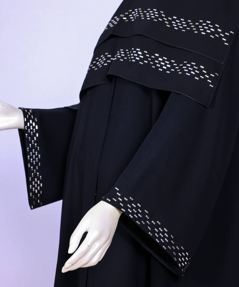عباية مع طرحة موديل رقم  3638 (1)