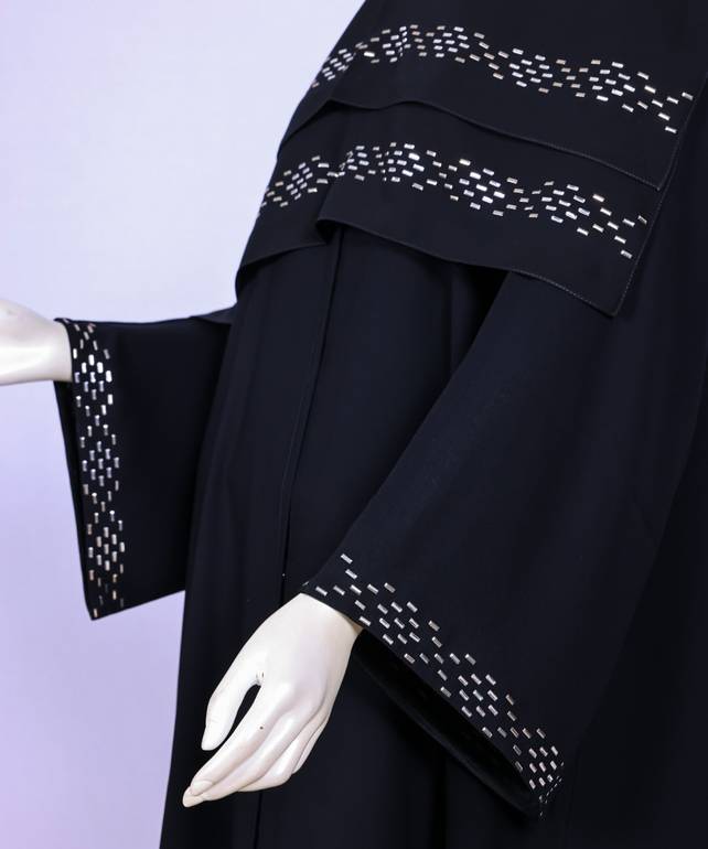 عباية مع طرحة موديل رقم  3638 (1)