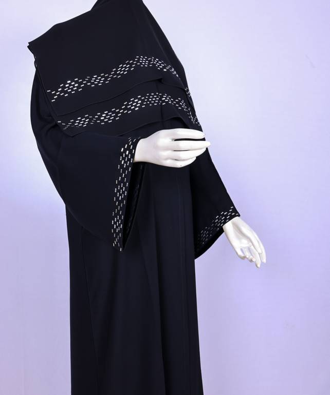 عباية مع طرحة موديل رقم  3638 (1)