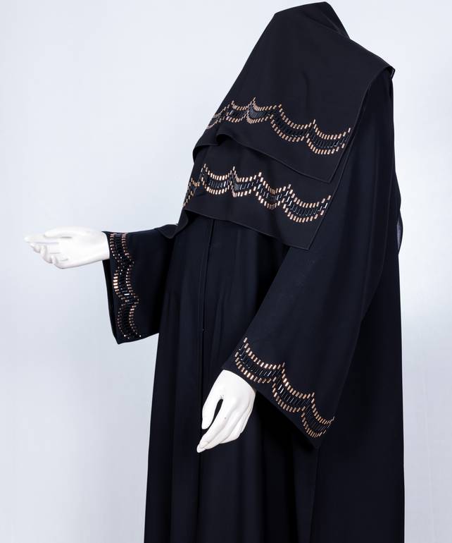 عباية مع طرحه موديل رقم   3596 (1)