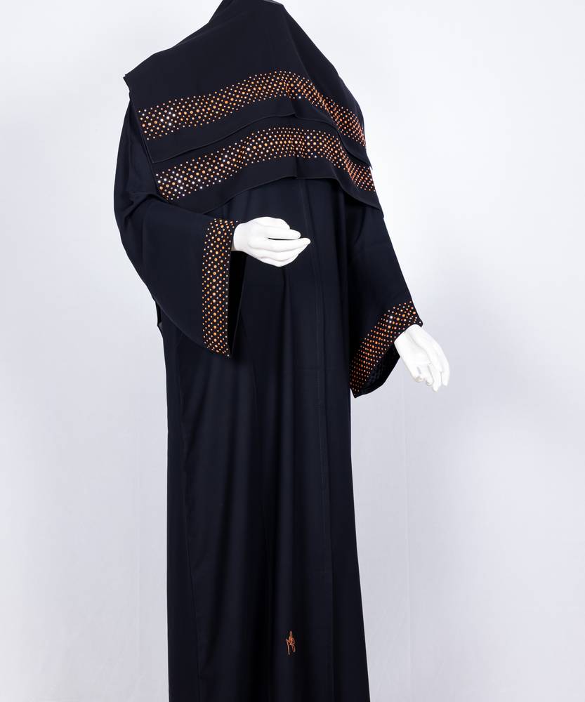 عباية مع طرحة موديل رقم 3578 (1)
