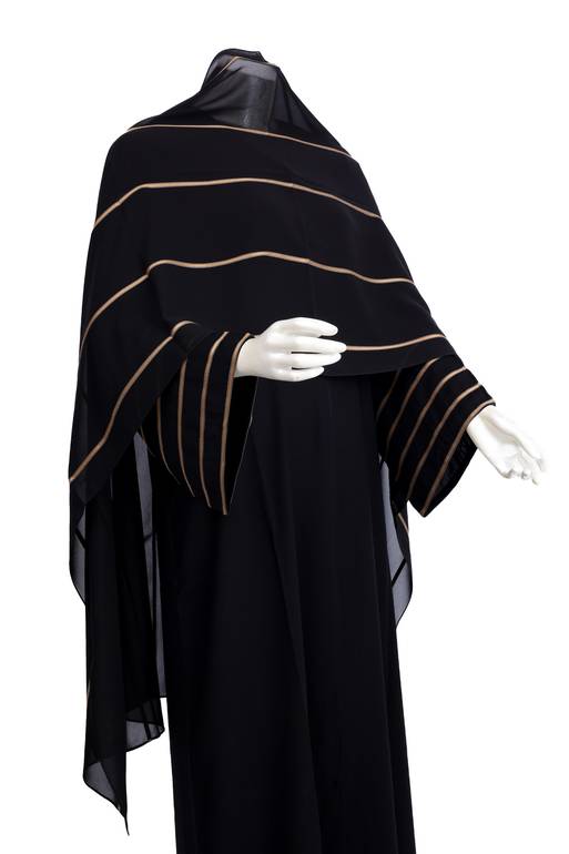 عباية مع طرحة كلفة موديل   3465 (3)