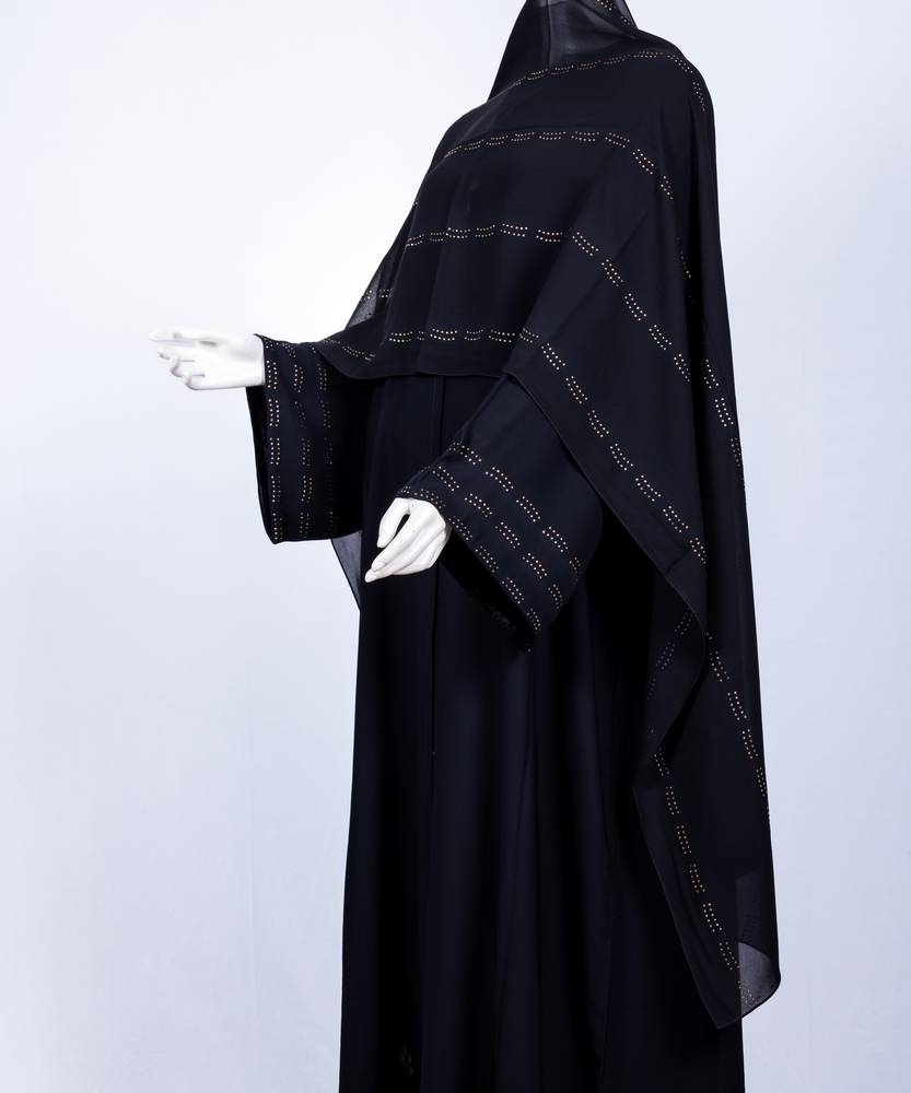  عباية مع طرحة موديل رقم   3559 (1)