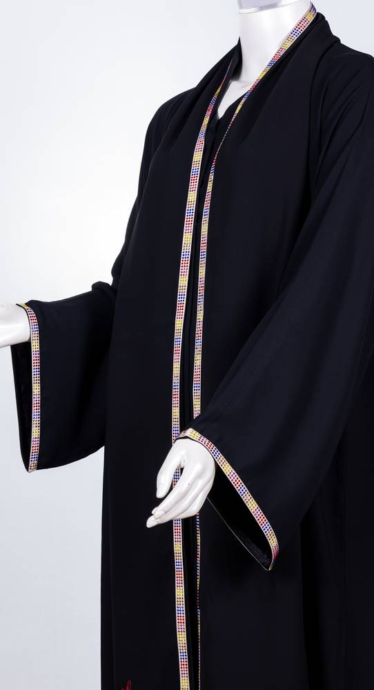  عباية مع طرحة  موديل رقم 3545 (4)