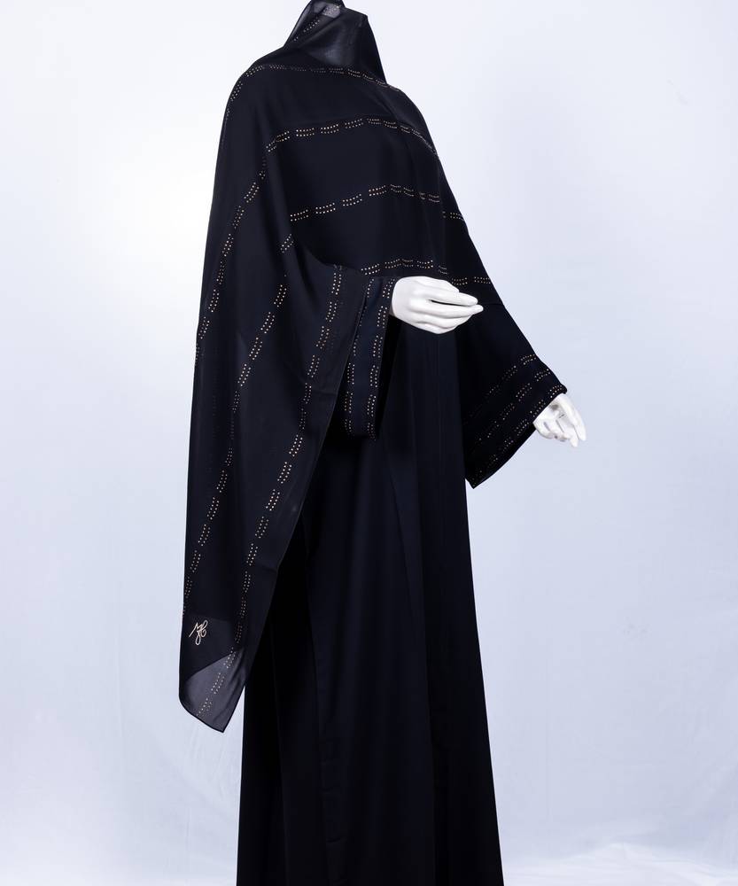  عباية مع طرحة موديل رقم   3559 (1)