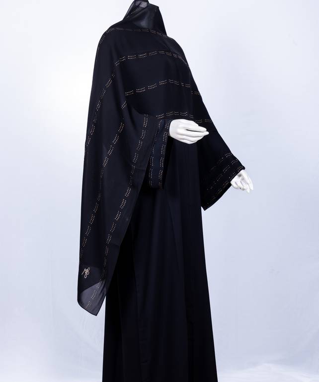  عباية مع طرحة موديل رقم   3559 (1)