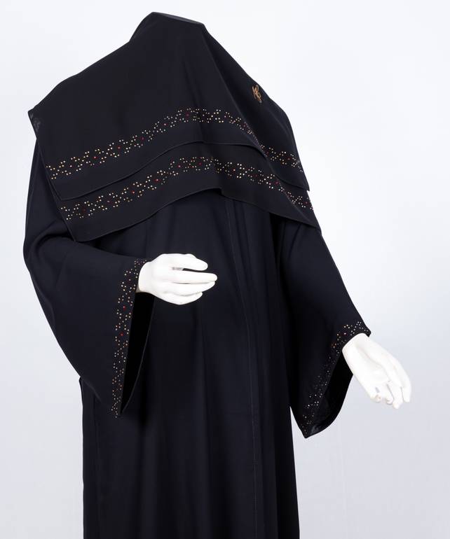 عباية مع طرحة موديل رقم   3637 (1)