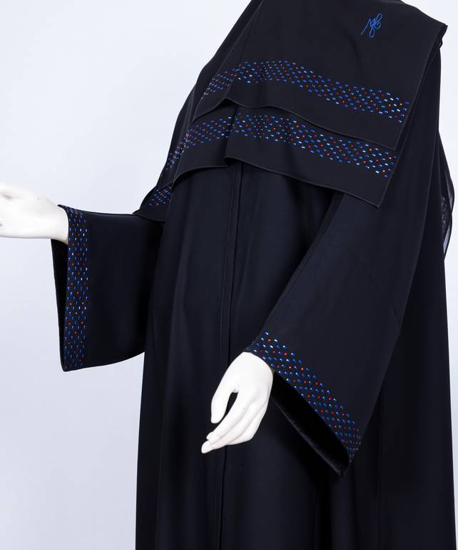 عباية مع طرحة موديل رقم 3636 (1)