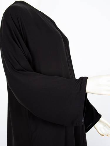عبايىة سادة بقماش  سيدتي الجميلة  قصة VH 