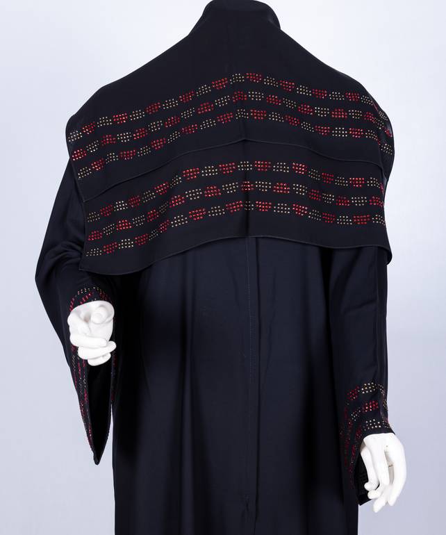 عباية مع طرحة موديل رقم   3650 (5)