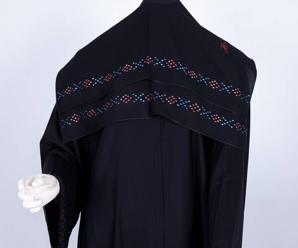 عباية مع طرحة موديل رقم 3635  (1)