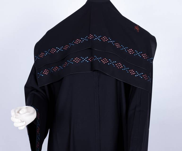 عباية مع طرحة موديل رقم 3635  (1)